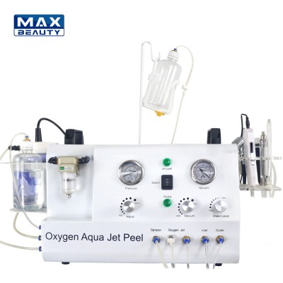 Portable Aqua Jet Peeling Water Oxygen Jet Peel Facial Skin Rejuvenation Tightening Facial Cleaning Beauty Machine