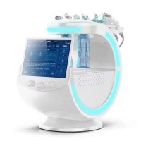 AYJ-X16(CE) Ice blue 2 in best water jet peel skin care machine with skin analyzer software