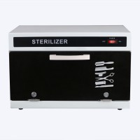 Salon Black UV Sterilizer Cabinet UV Light Sanitizer Cabinet UV Sterilizer Disinfection Cabinet For Kill 95% Bacteria